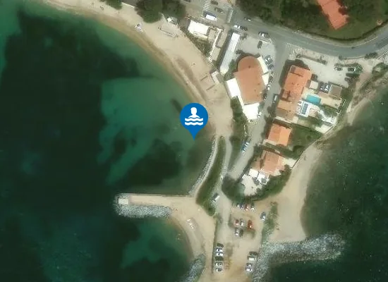 Satellite image of PLAGE SAN PEIRE