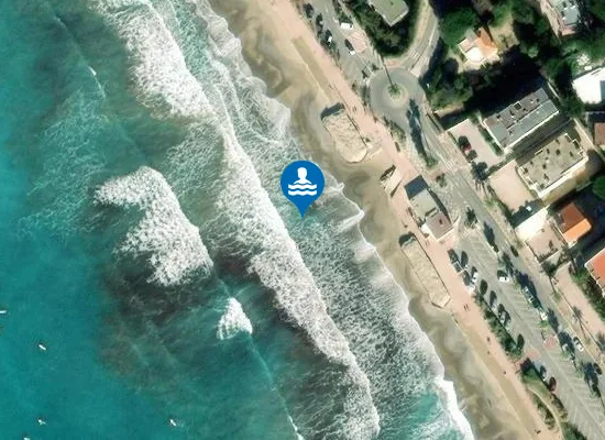 Satellite image of PLAGE LES LECQUES SAINT COME OUEST