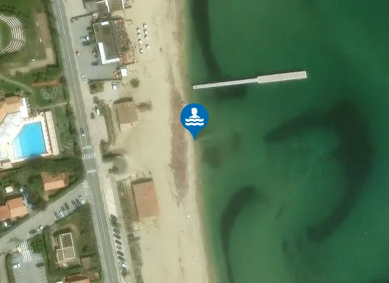 Satellite image of PLAGE LA NARTELLE