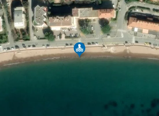 Satellite image of PLAGE AGAY