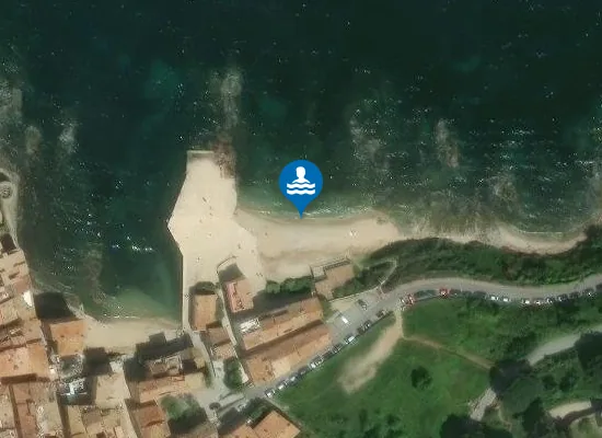 Satellite image of PLAGE DE LA FONTANETTE