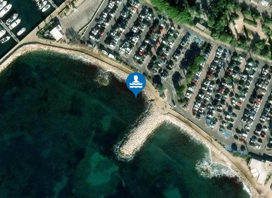 Satellite image of PLAGE CENTRE VILLE