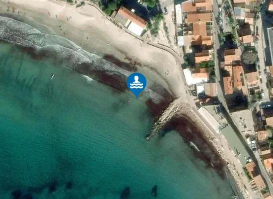 Satellite image of PLAGE DES SABLETTES EST