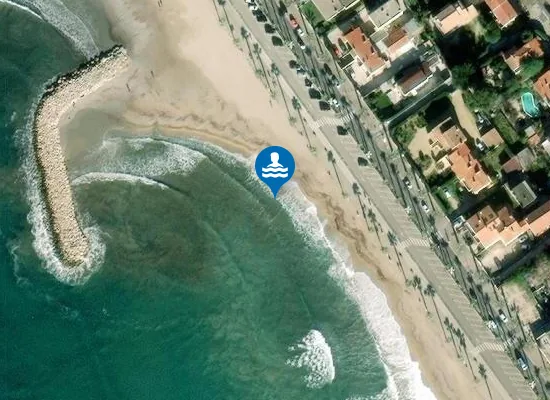 Satellite image of PLAGE BONNEGRACE OUEST LES LONES
