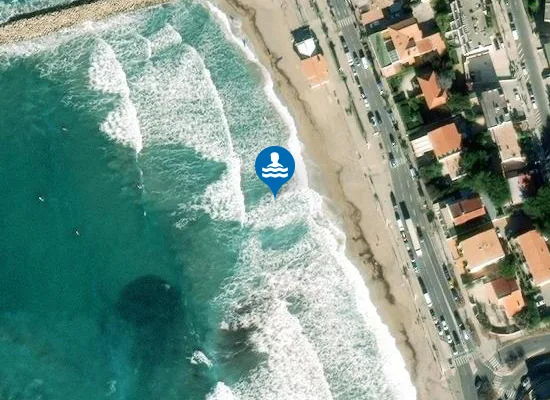Satellite image of PLAGE BONNEGRACE KENNEDY (POSTE DE SECOURS)