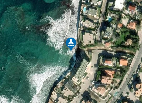 Satellite image of PLAGE DU RAYOLET