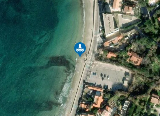Satellite image of PLAGE DU CROS