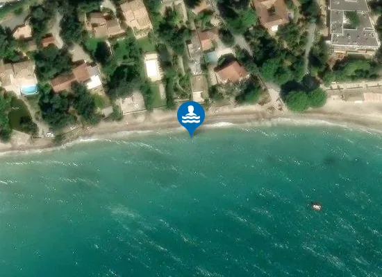 Satellite image of PLAGE CANADEL OUEST