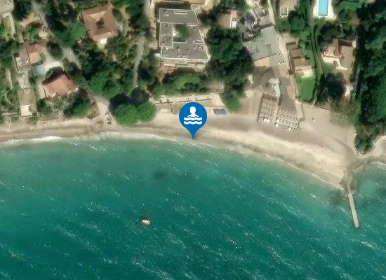 Satellite image of PLAGE CANADEL EST