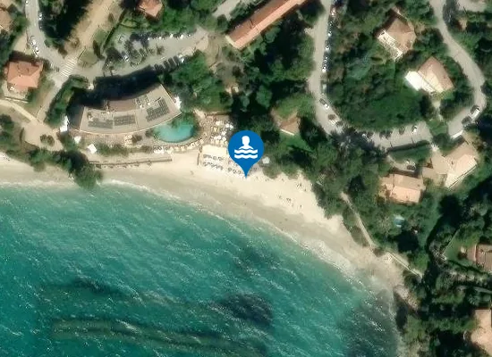 Satellite image of PLAGE RAYOL OUEST