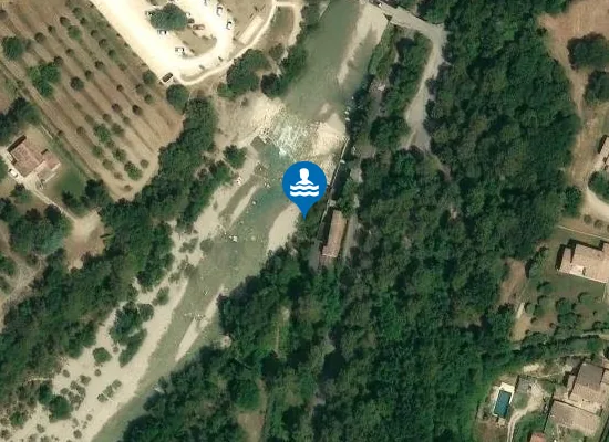 Satellite image of PONT ROMAIN ( OUVEZE )