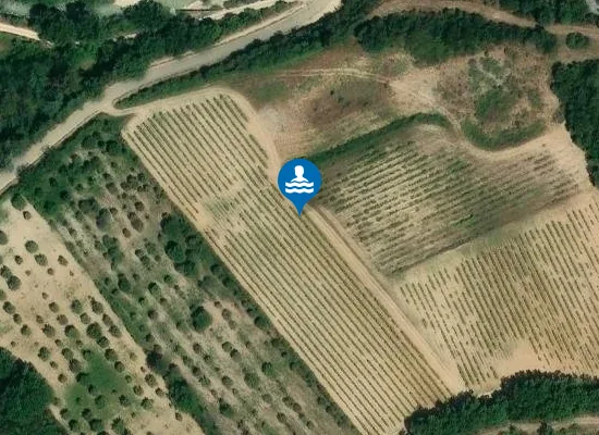 Satellite image of HAMEAU DE VEAU PONT DU TOULOURENC