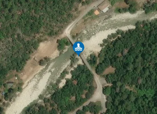 Satellite image of PISCINES PONT D'AZZANA