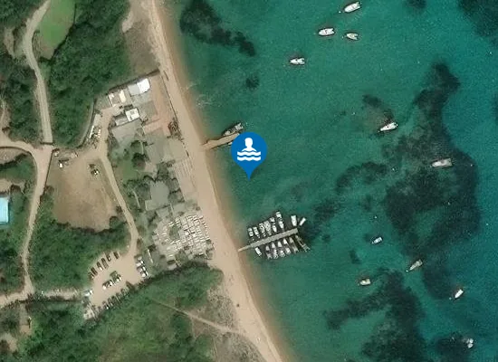 Satellite image of SANT' AMANZA PLAGE