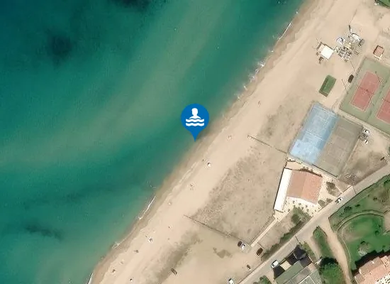Satellite image of PLAGE DU STAGNONE