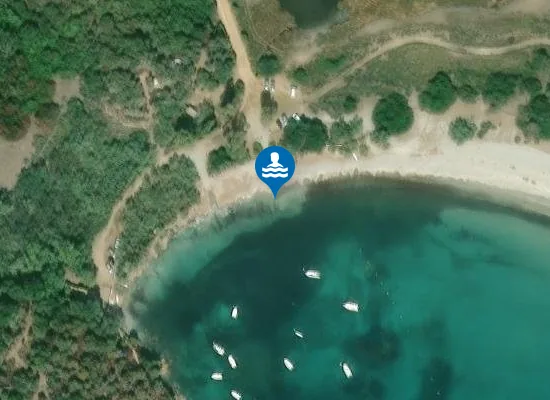 Satellite image of PLAGE DE CANISCIONE