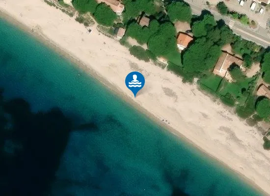Satellite image of PLAGE DE SAGONE