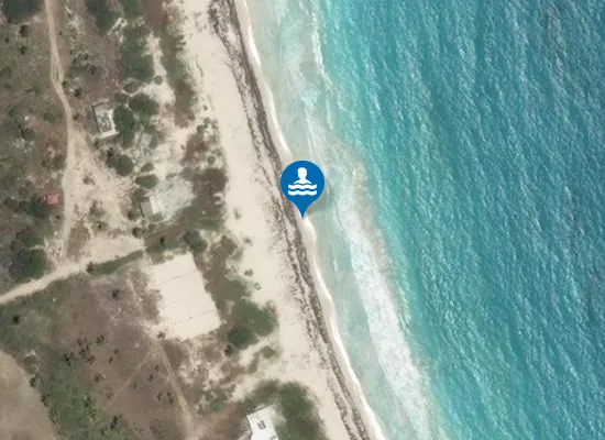 Satellite image of BAIE ORIENTALE POINT NORD