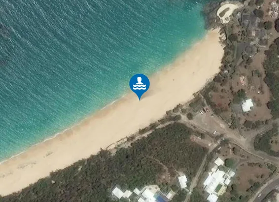 Satellite image of BAIE ROUGE