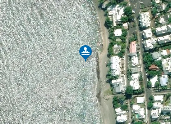 Satellite image of PLAGE CENTRE VILLE DE SAINT-LEU
