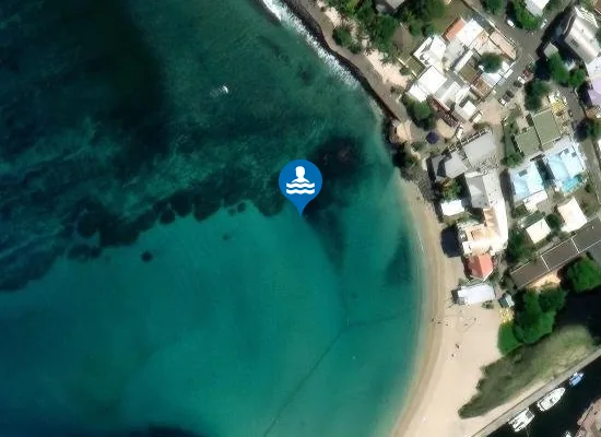 Satellite image of PLAGE DES ROCHES NOIRES