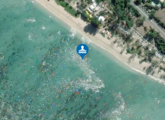 Satellite image of PLAGE DE TROU D'EAU