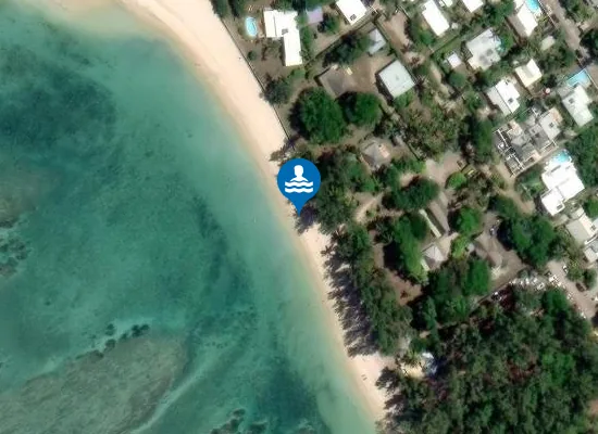 Satellite image of PLAGE DE L'ERMITAGE SUD EMBOUCHURE
