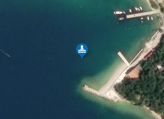 Satellite image of UVALA SLANA