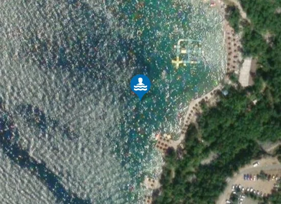 Satellite image of KACJAK ZAPADNA UVALA POCETAK