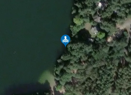 Satellite image of GROSSER ZESCHSEE LINDENBRUECK OT ZESCH
