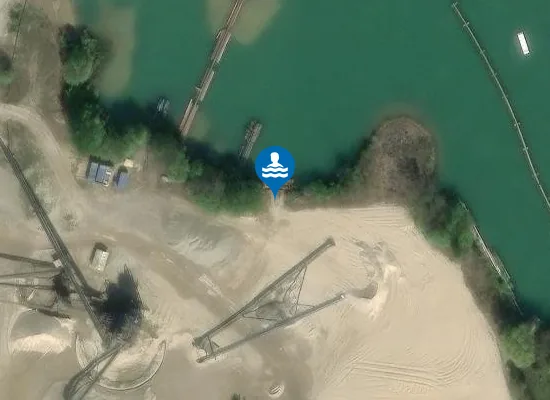 Satellite image of KIESSEE HORSTFELDE WASSERSKIANLAGE