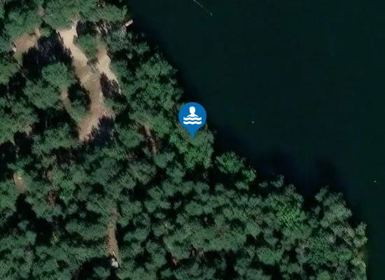 Satellite image of MOTZENER SEE KALLINCHEN CAMPINGPLATZ AKK