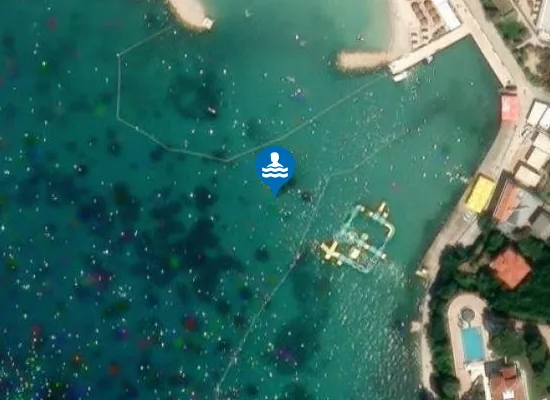 Satellite image of UVALA PADOVA 1