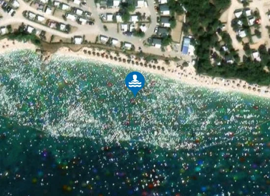 Satellite image of STARA BASKA KAMP