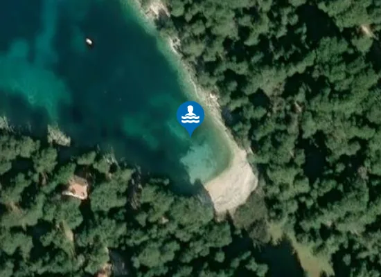 Satellite image of SREBRNA UVALA