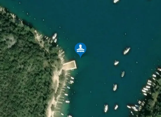 Satellite image of AC TUNARICA LIJEVA STRANA UVALE