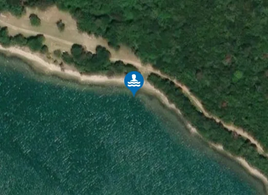 Satellite image of PLOMINSKI ZALJEV DRAZINE ISTOK