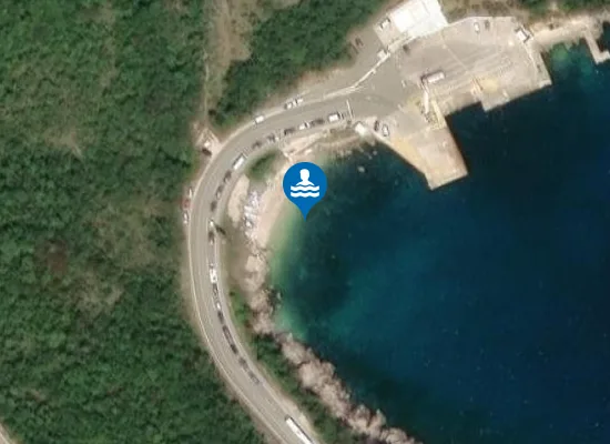 Satellite image of BRESTOVA UZ PRISTANISTE