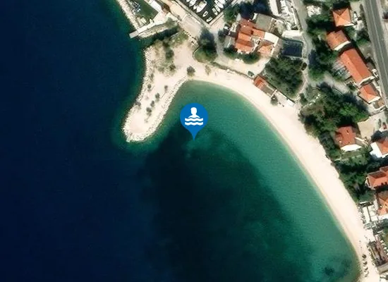 Satellite image of UVALA STROZANAC