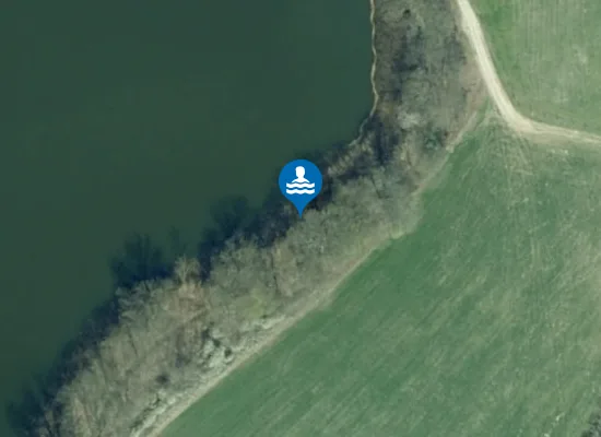 Satellite image of GROSSER KRINERTSEE TEMMEN RINGENWALDE