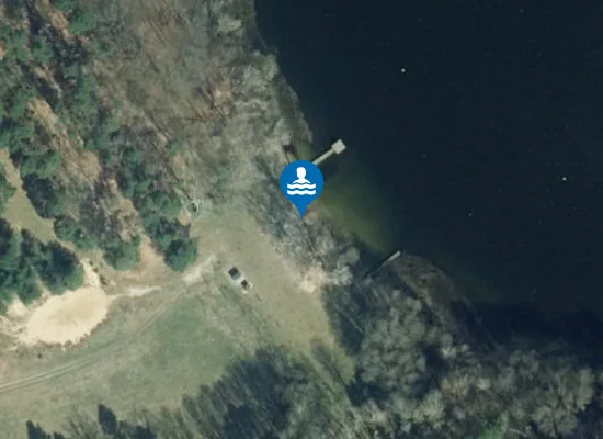 Satellite image of GROSSER ZECHLINER SEE FLECKEN ZECHLIN AN DER ALTEN SCHNEIDEMUEHLE