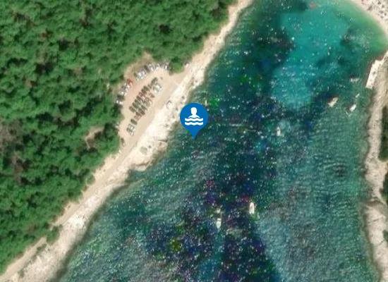 Satellite image of UVALA POKONJI DOL ZAPAD