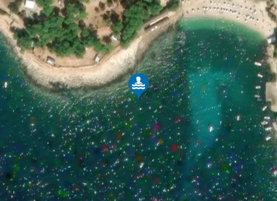 Satellite image of HVARSKA MILNA ZAPAD