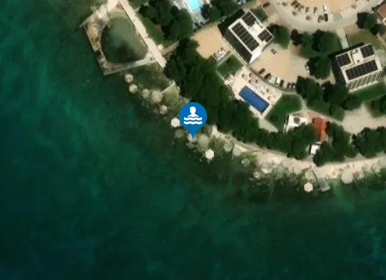 Satellite image of VODICE HOTEL PUNTA