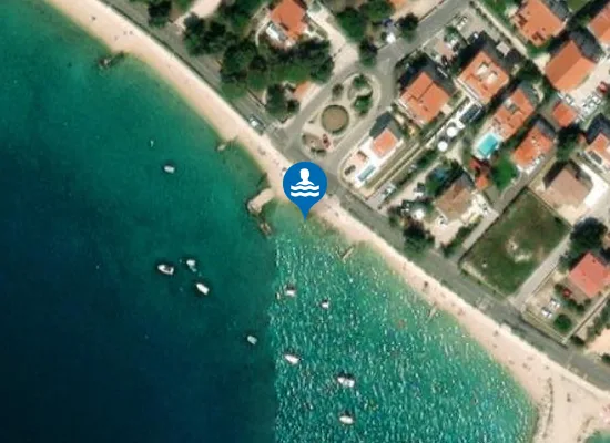 Satellite image of NOVALJA PLOCE