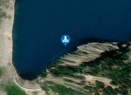 Satellite image of MODRO JEZERO SKAKALA