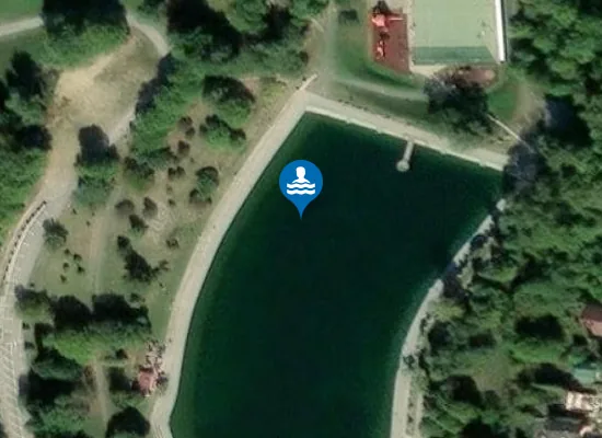 Satellite image of TK JEZERO RUZICA GRAD 2