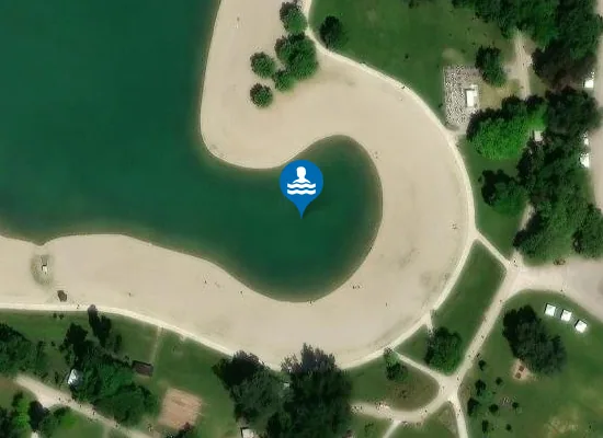 Satellite image of BUNDEK VELIKO JEZERO ZAPAD