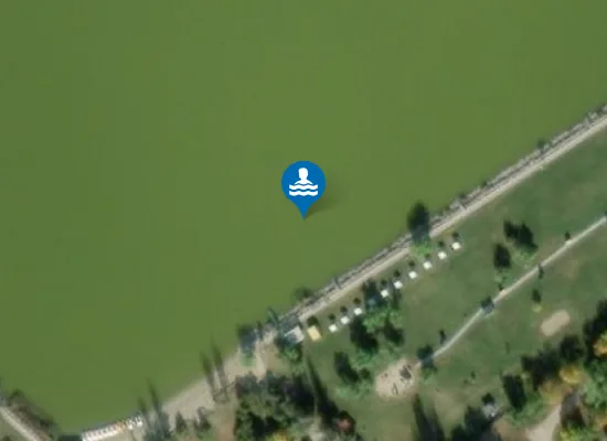 Satellite image of VELENCEI-TO VELENCEFURDO-GARDONYFURDO TO-PARTY RENDEZVENYSTRAND