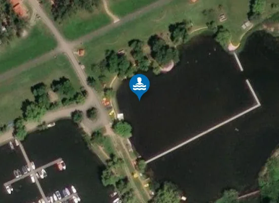 Satellite image of TISZA-TO TISZANANA-DINNYESHATI STRAND